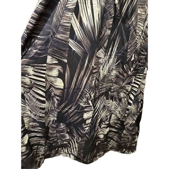 Anna Kaci Womens Midi Purple Gray Abstract Print Dress V Neck Lightweight Size M - Picture 5 of 12